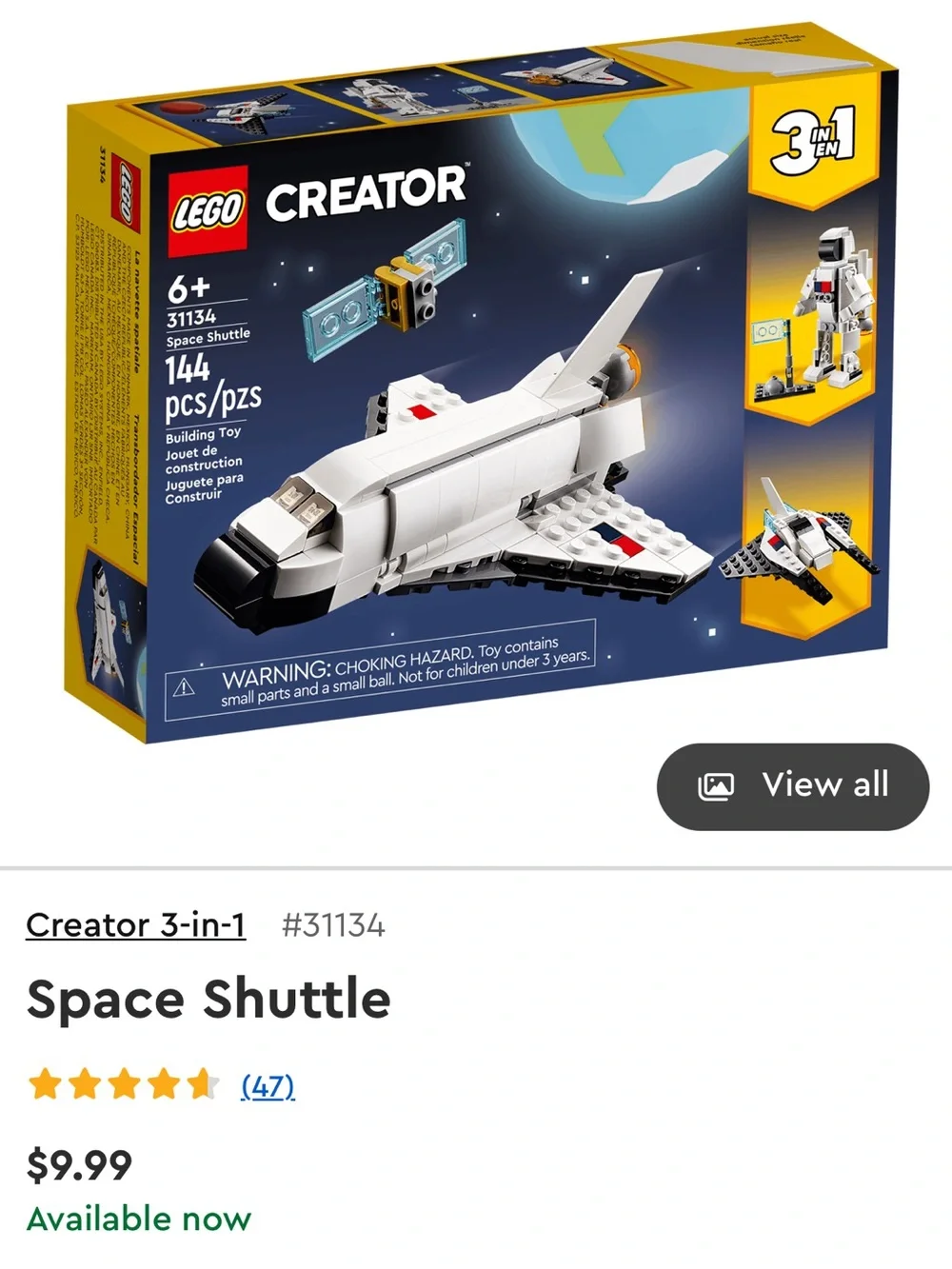 3 LEGO SET BUNDLE - 3-in-1 creator sets for ages 6+